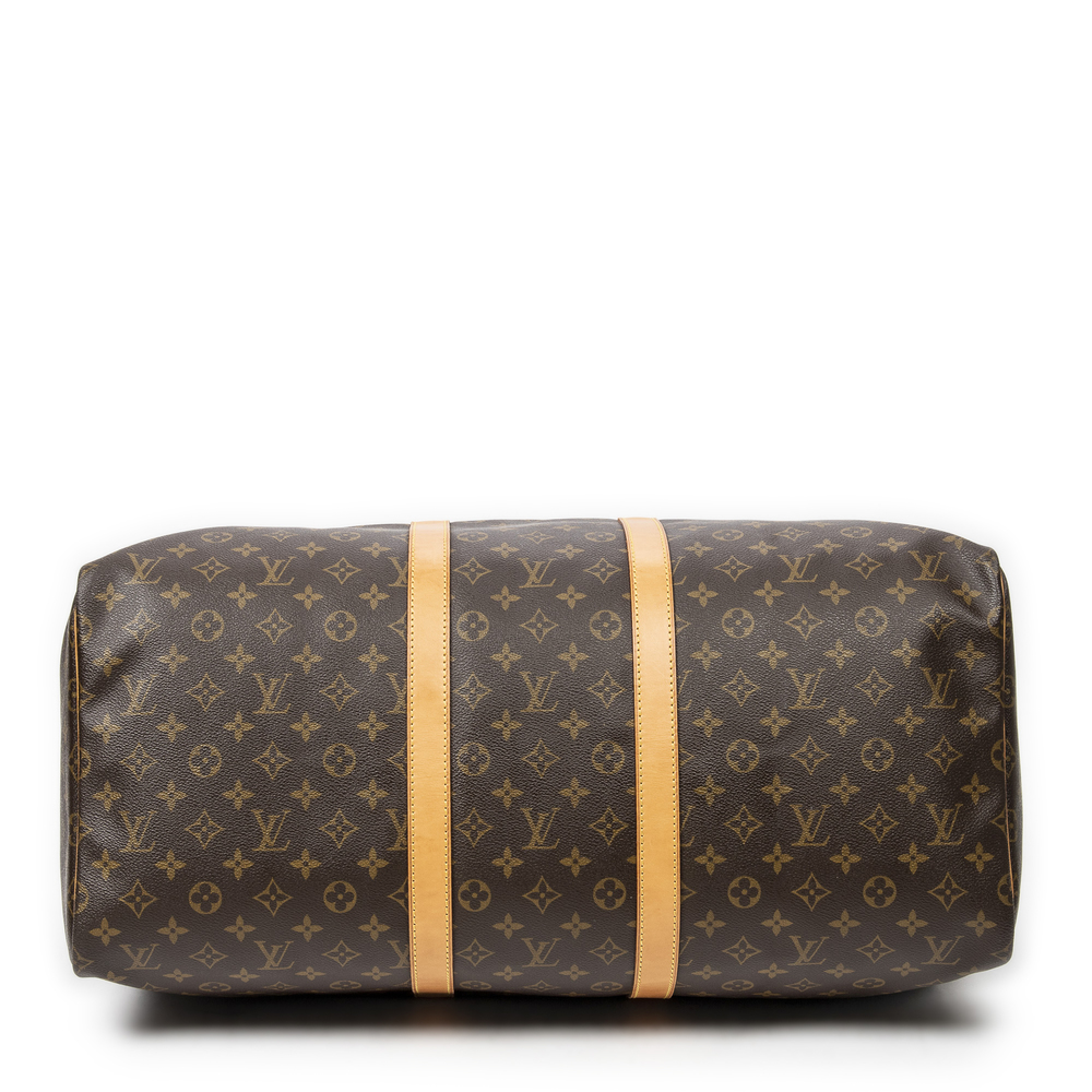 Louis Vuitton Keepall 55 in Brown Monogram Canvas - Picture 6 of 7